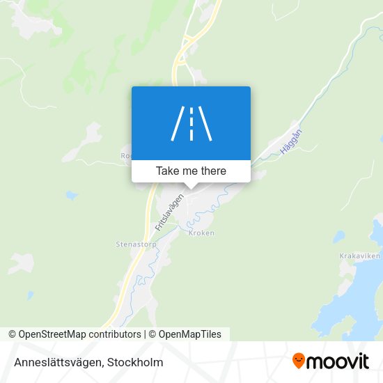 Anneslättsvägen map