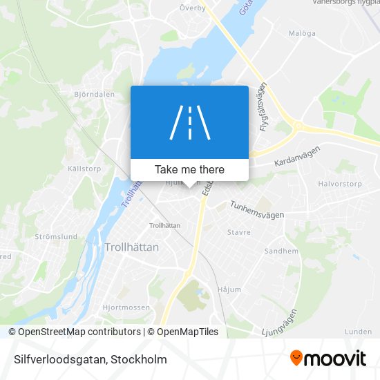 Silfverloodsgatan map