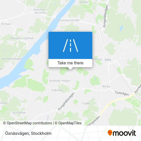 Öxnäsvägen map