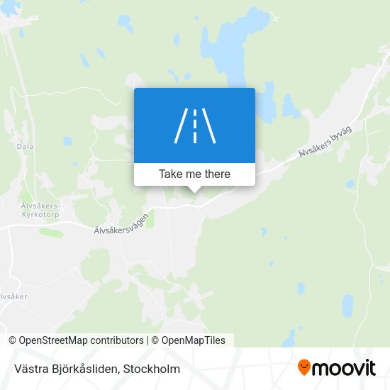 Västra Björkåsliden map