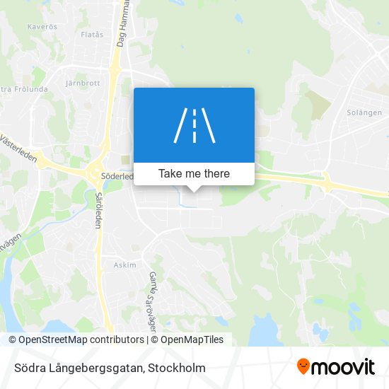 Södra Långebergsgatan map