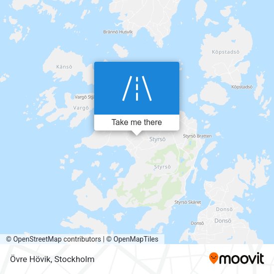 Övre Hövik map