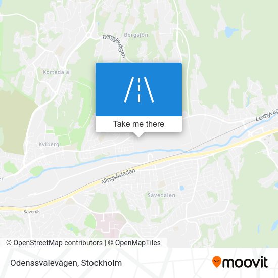 Odenssvalevägen map