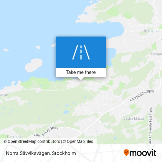 Norra Sävviksvägen map