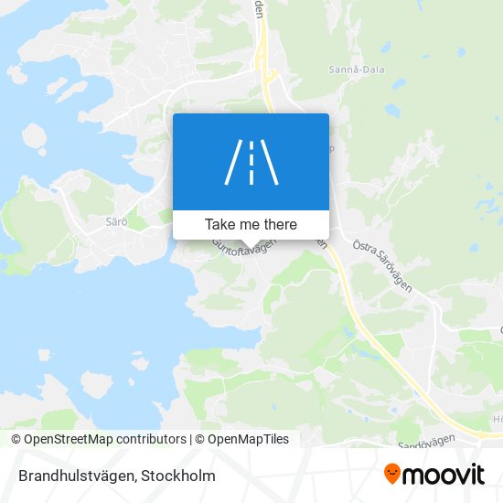 Brandhulstvägen map