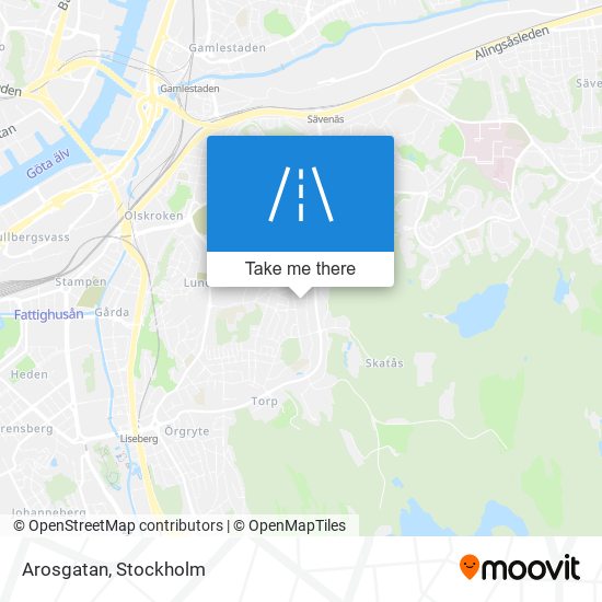 Arosgatan map