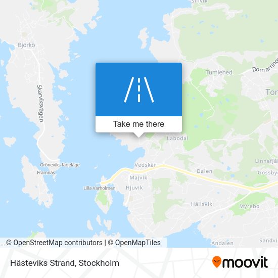 Hästeviks Strand map