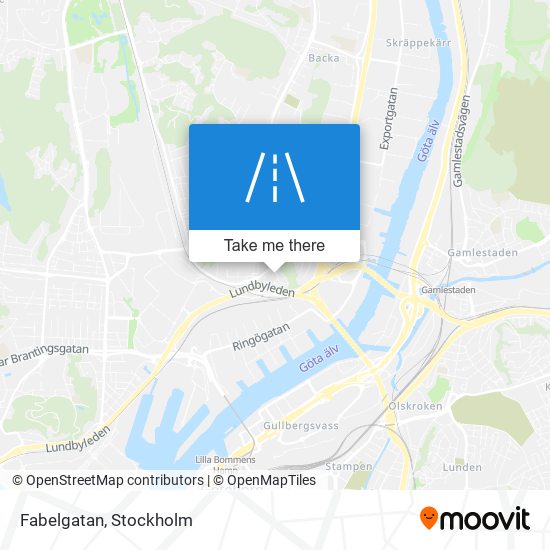 Fabelgatan map