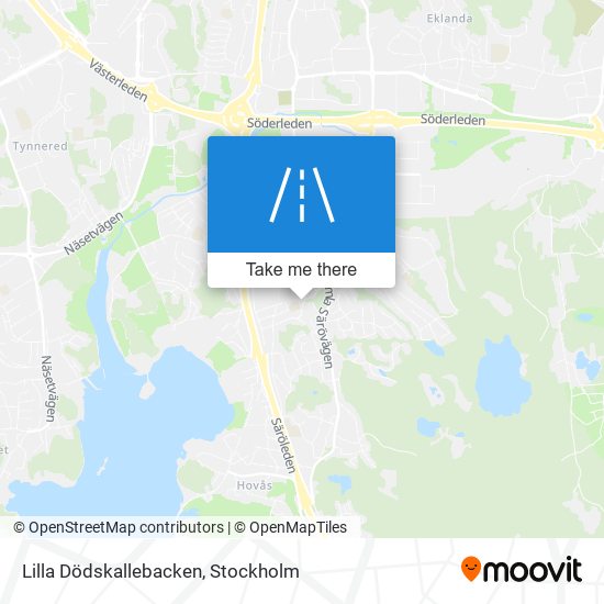 Lilla Dödskallebacken map