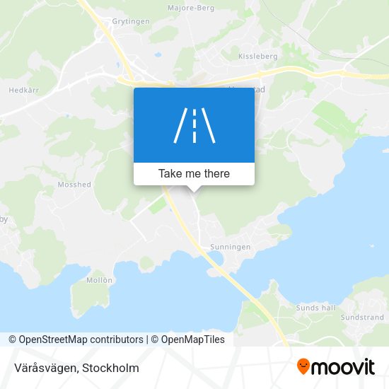 Väråsvägen map