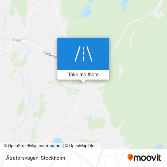 Ätraforsvägen map