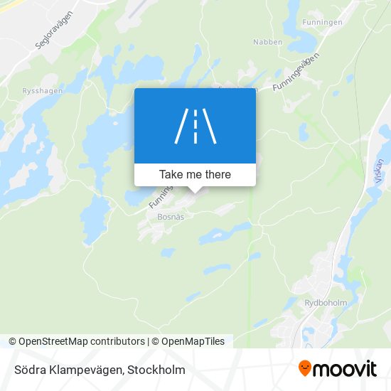 Södra Klampevägen map