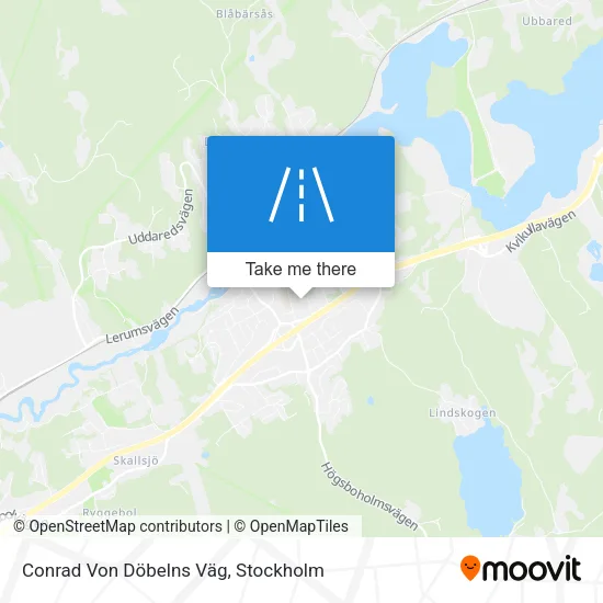 Conrad Von Döbelns Väg map