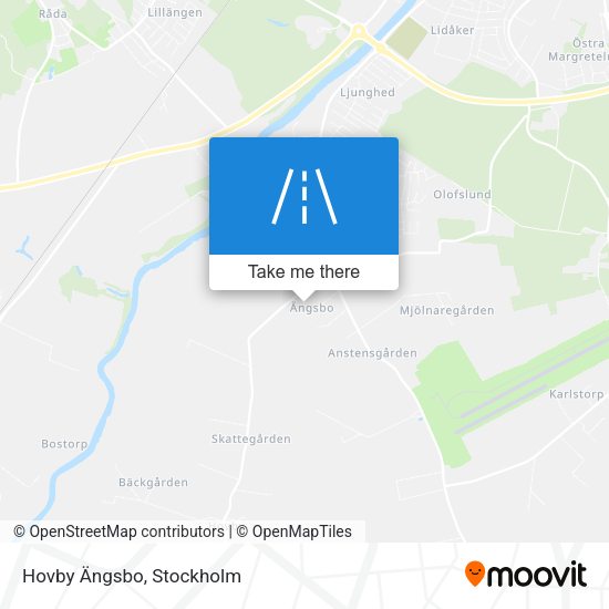 Hovby Ängsbo map