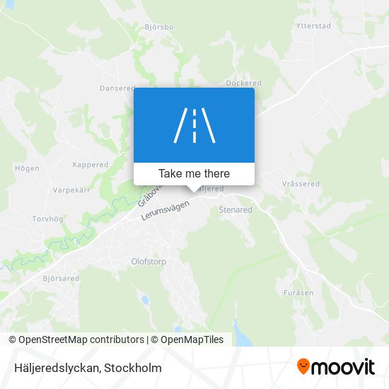 Häljeredslyckan map