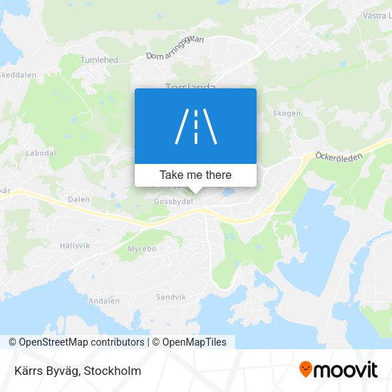 Kärrs Byväg map