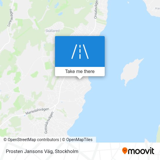 Prosten Jansons Väg map