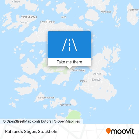 Räfsunds Stigen map