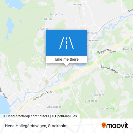 Hede-Hallegårdsvägen map