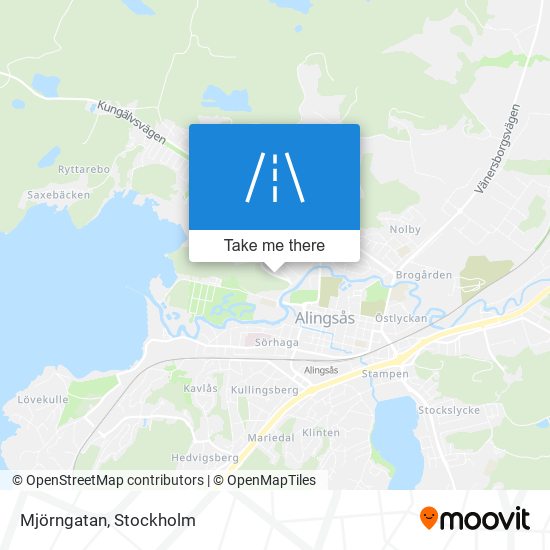 Mjörngatan map