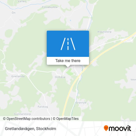 Gretlandavägen map