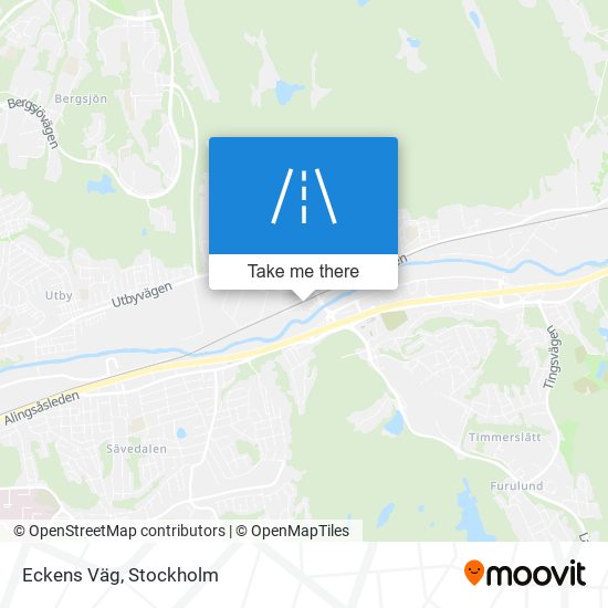 Eckens Väg map