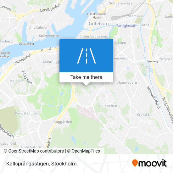 Källsprångsstigen map