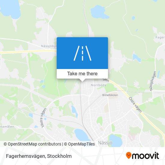 Fagerhemsvägen map