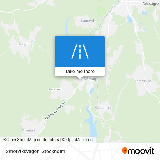 Smörviksvägen map