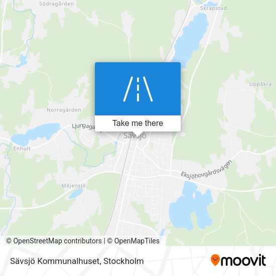 Sävsjö Kommunalhuset map