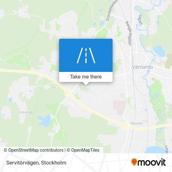 Servitörvägen map
