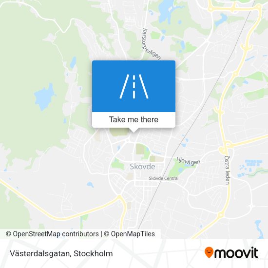 Västerdalsgatan map