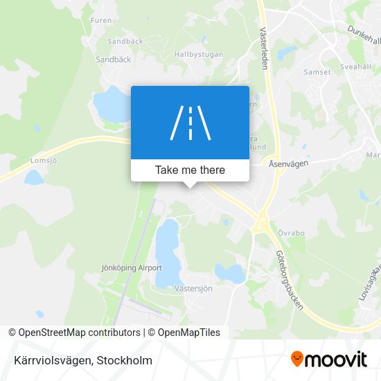 Kärrviolsvägen map