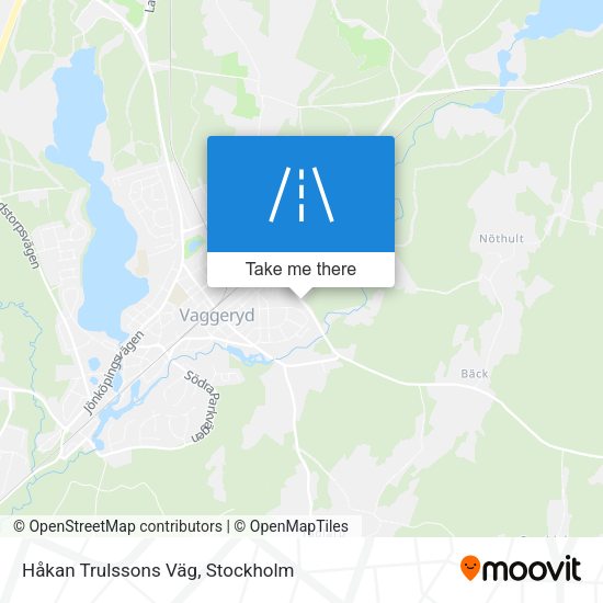 Håkan Trulssons Väg map
