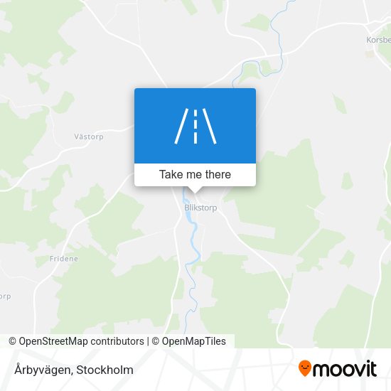 Årbyvägen map