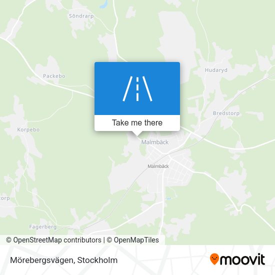 Mörebergsvägen map