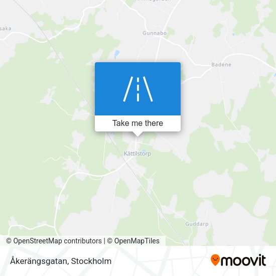 Åkerängsgatan map