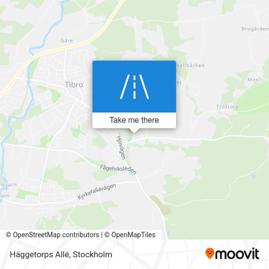 Häggetorps Allé map