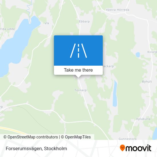 Forserumsvägen map
