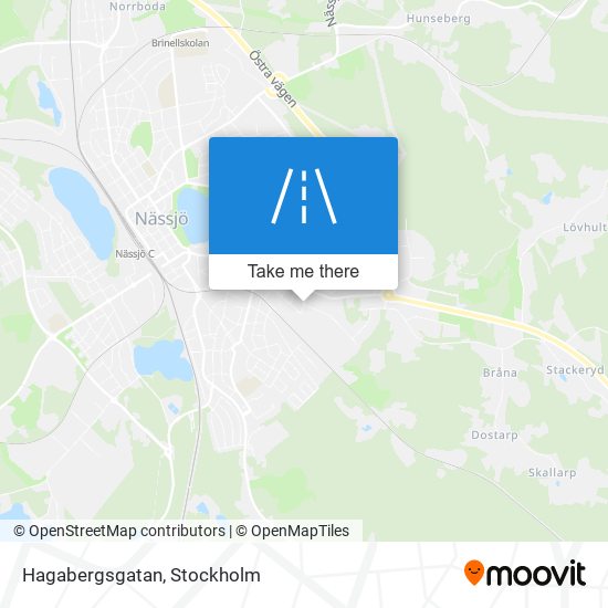 Hagabergsgatan map