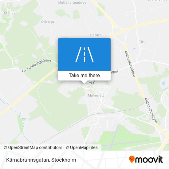 Kärnabrunnsgatan map