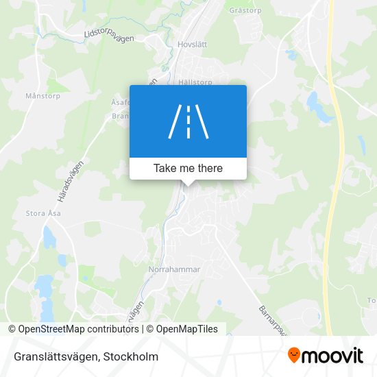 Granslättsvägen map