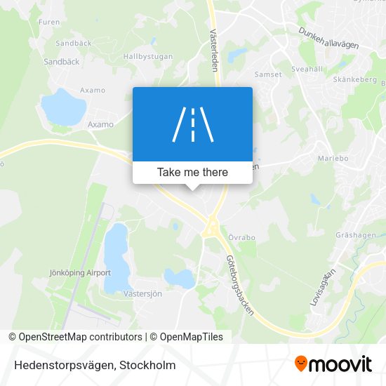 Hedenstorpsvägen map