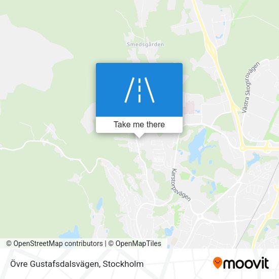 Övre Gustafsdalsvägen map
