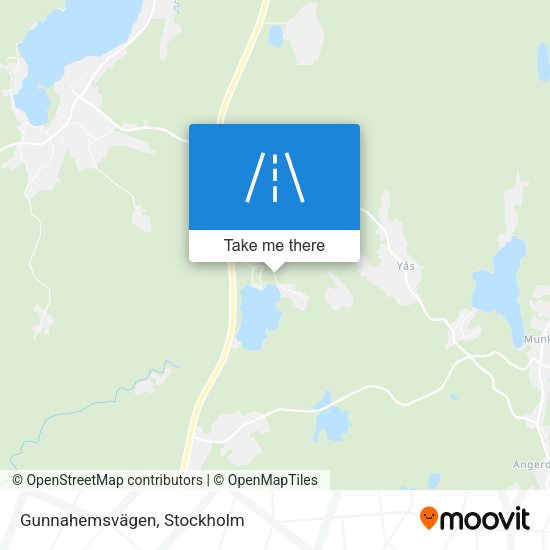 Gunnahemsvägen map