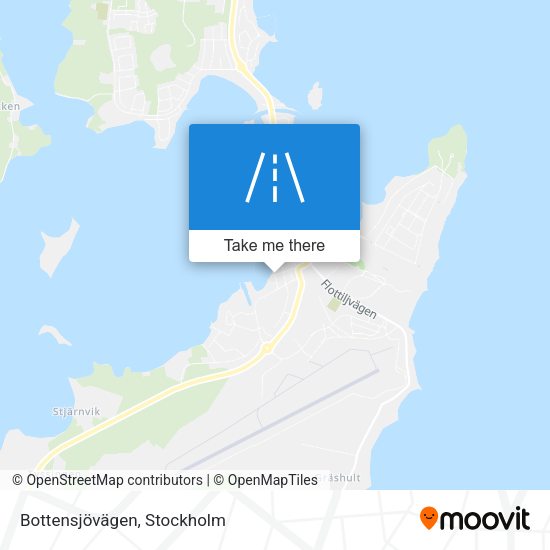 Bottensjövägen map