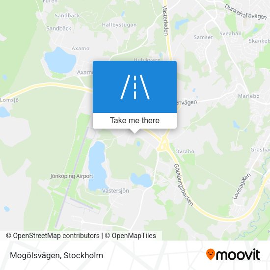 Mogölsvägen map