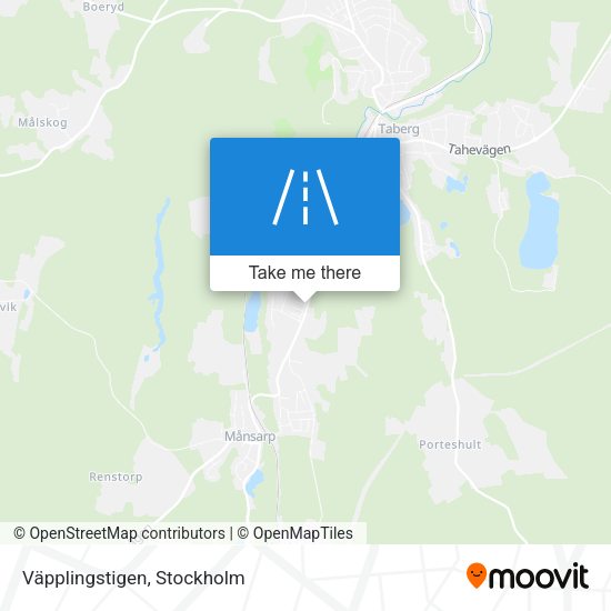 Väpplingstigen map