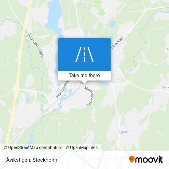 Åvikstigen map