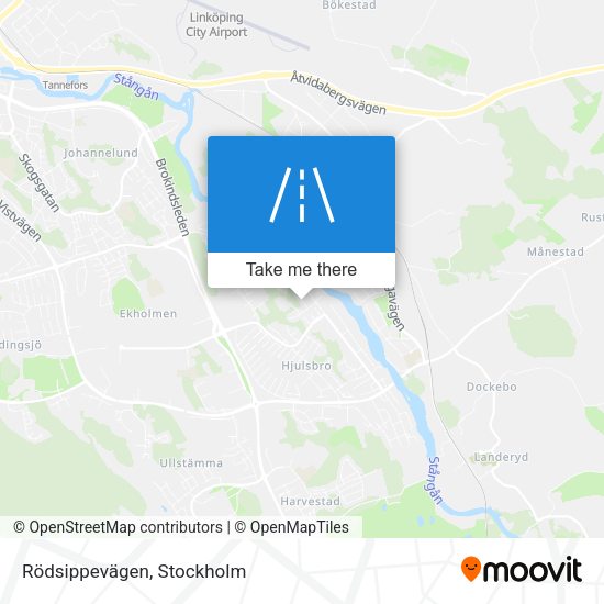 Rödsippevägen map